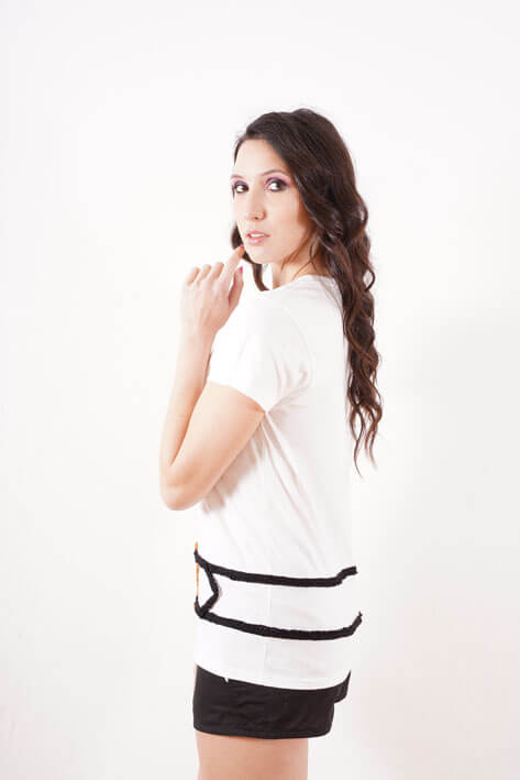 Tricot à Porter Belt t-shirt Qualità Garantita