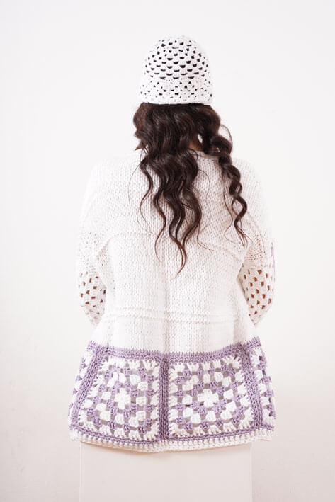Tricot à Porter Cardigan tile Consegna Veloce