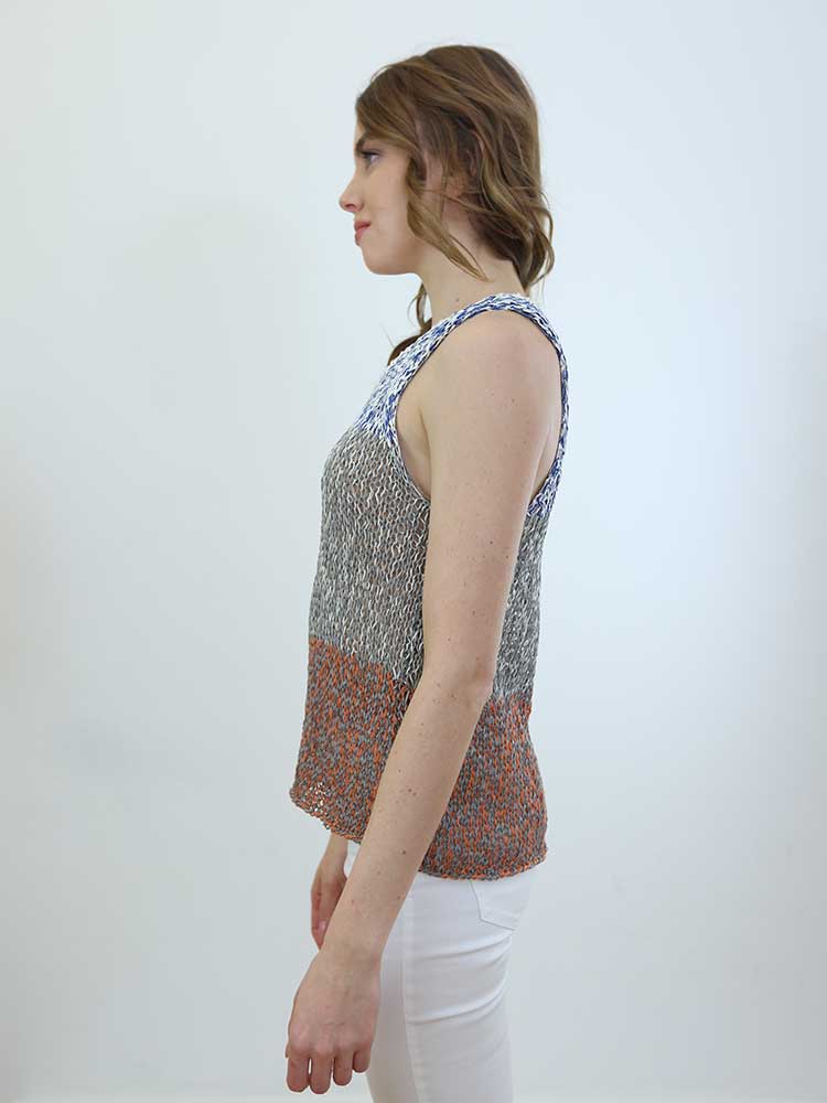 Tricot à Porter CANOTTA TRAFORATA SCOLLO AMERICANA Online