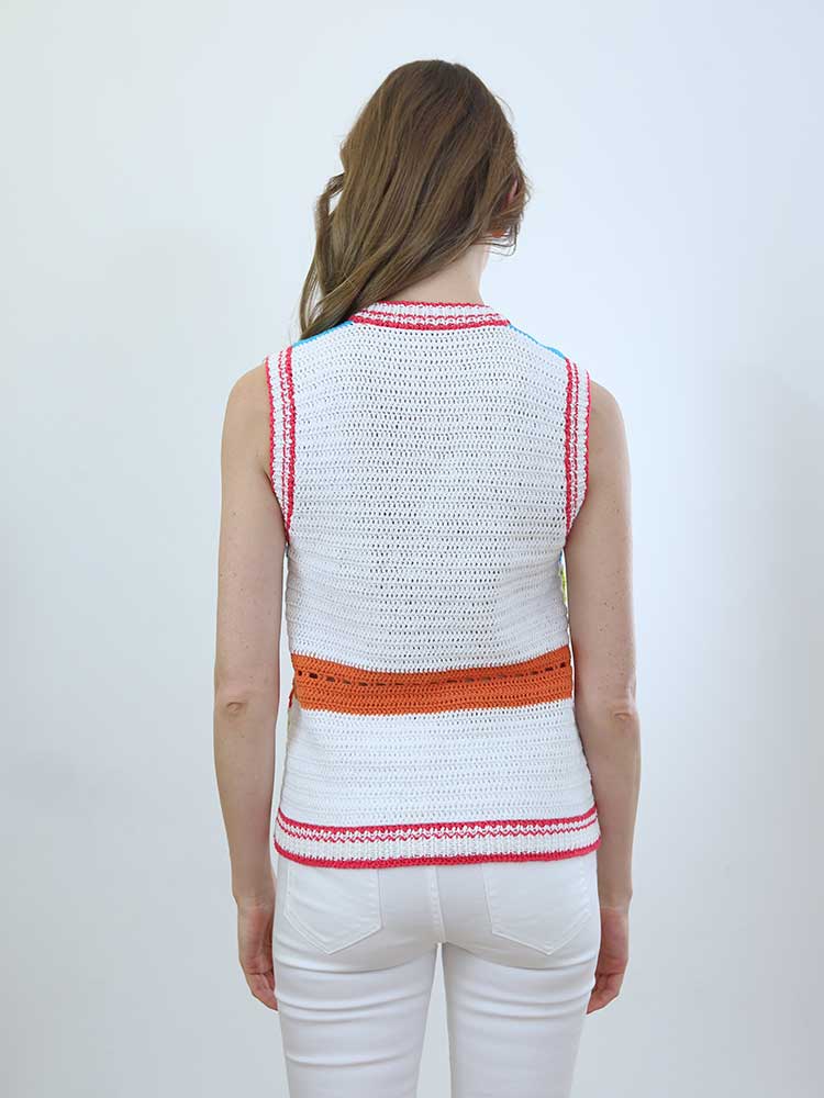 Tricot à Porter GILET SCOLLO V Vendita Calda