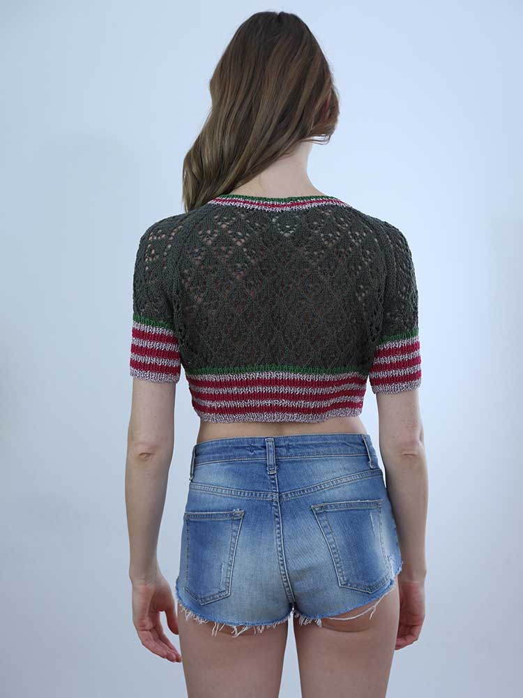 Tricot à Porter MAGLIA CROPPED TRAFORATA Negozio