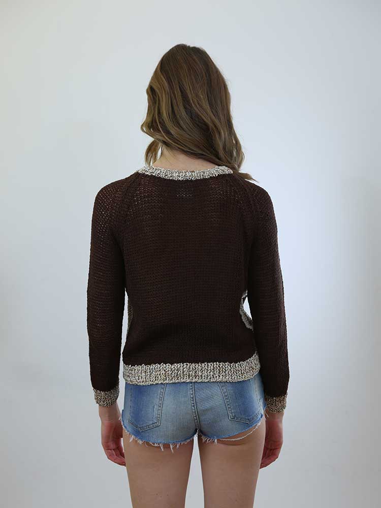 Tricot à Porter MAGLIA CUBETTO FINITURE CROCHET Moda