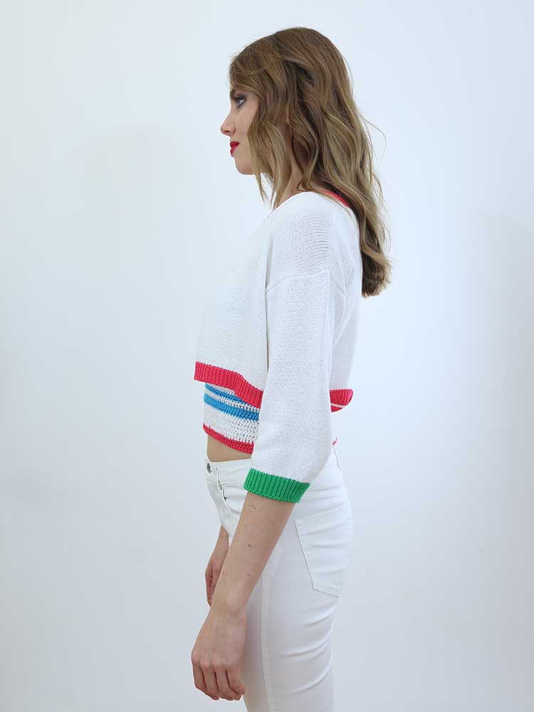 Tricot à Porter MINI CARDIGAN CROPPED Nuovo