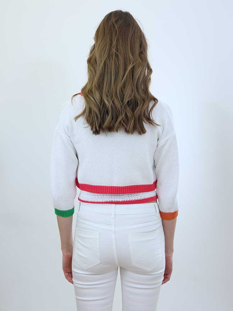 Tricot à Porter MINI CARDIGAN CROPPED Nuovo