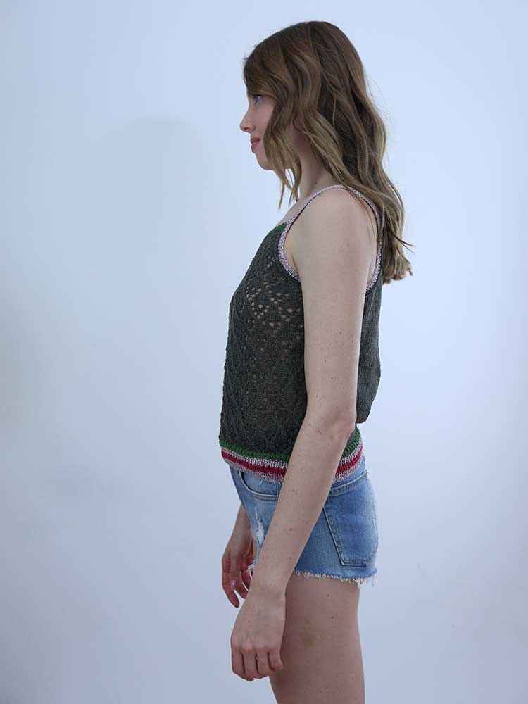 Tricot à Porter TOP CROPPED TRAFORATO Fino Al -60%