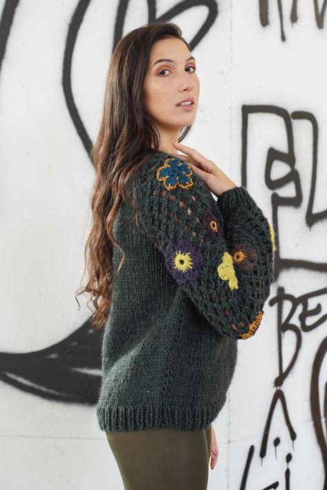 Tricot à Porter Flower sleeves Offerte
