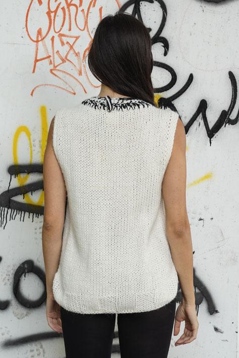 Tricot à Porter Gilet melange Vendita Economica