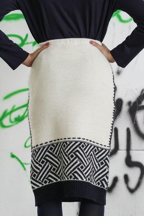 Tricot à Porter Skirt love edge Negozio