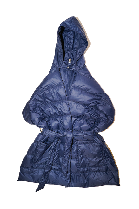 Tricot à Porter Stola piumino con cappuccio In Saldo
