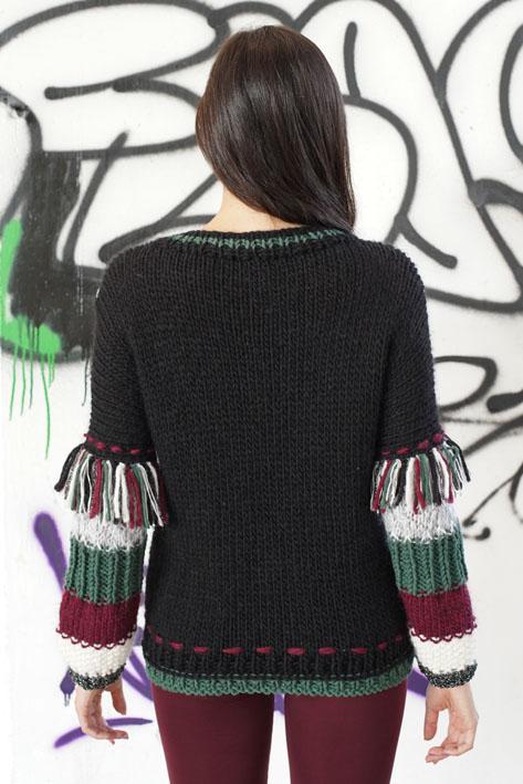 Tricot à Porter Stripe sleeves Nuova