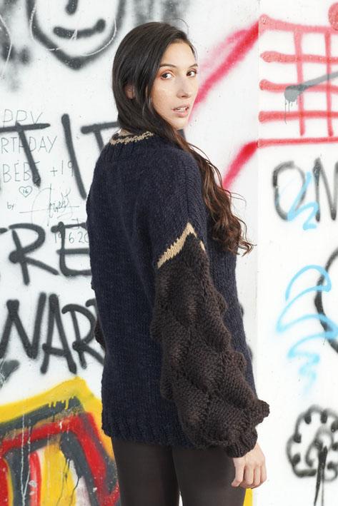 Tricot à Porter Sweater sleeves dino Vendita