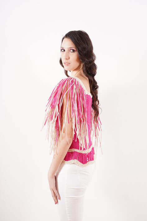 Tricot à Porter Shoulder rafia Negozio