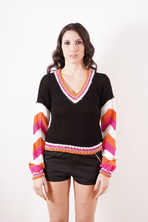 Tricot à Porter Sweater twill Spedizione Gratuita