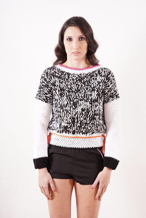 Tricot à Porter Sweater twill giant Pezzi Unici