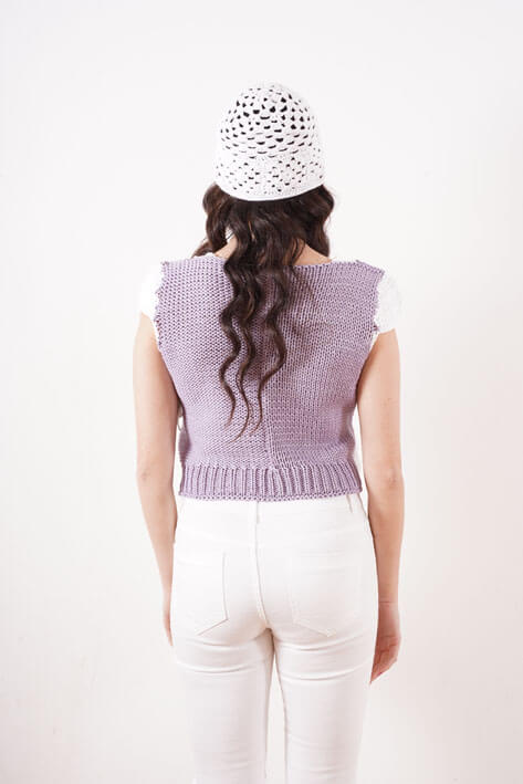 Tricot à Porter Top bon ton Consegna Veloce