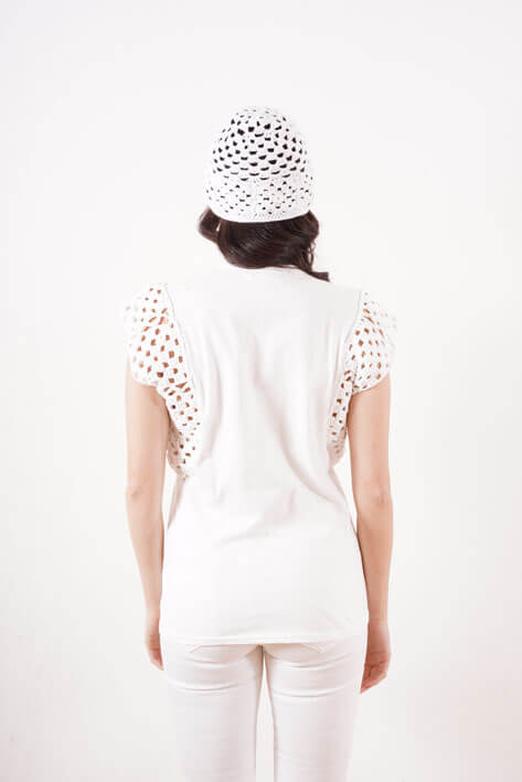 Tricot à Porter White wings Novità