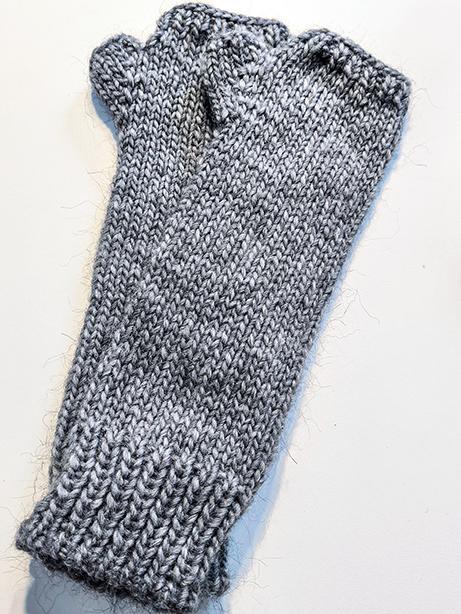 Tricot à Porter Manicotti in maglia con orli a coste Online