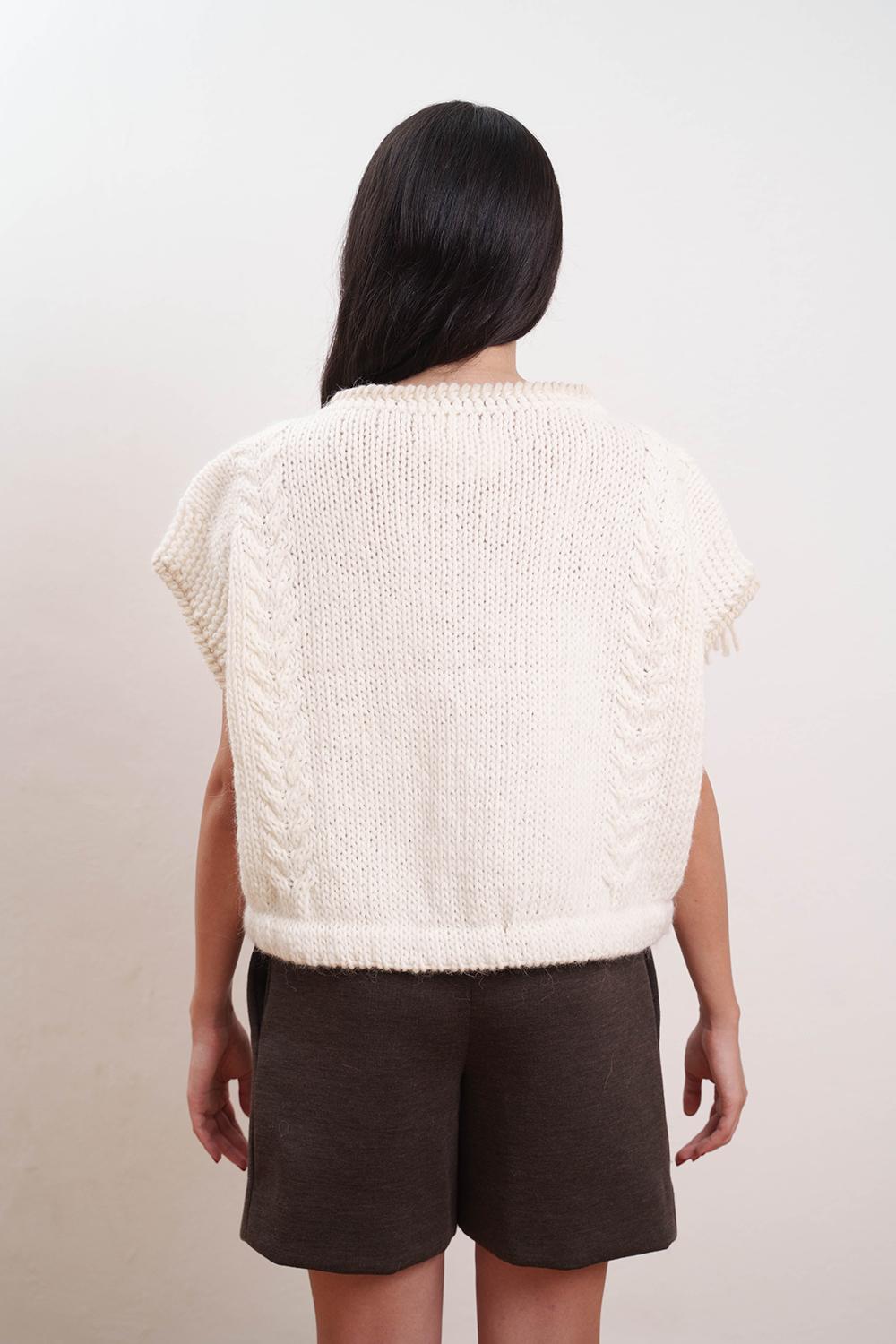 Tricot à Porter Maglia Cubetto con coulisse e frange laterali I Più Venduti