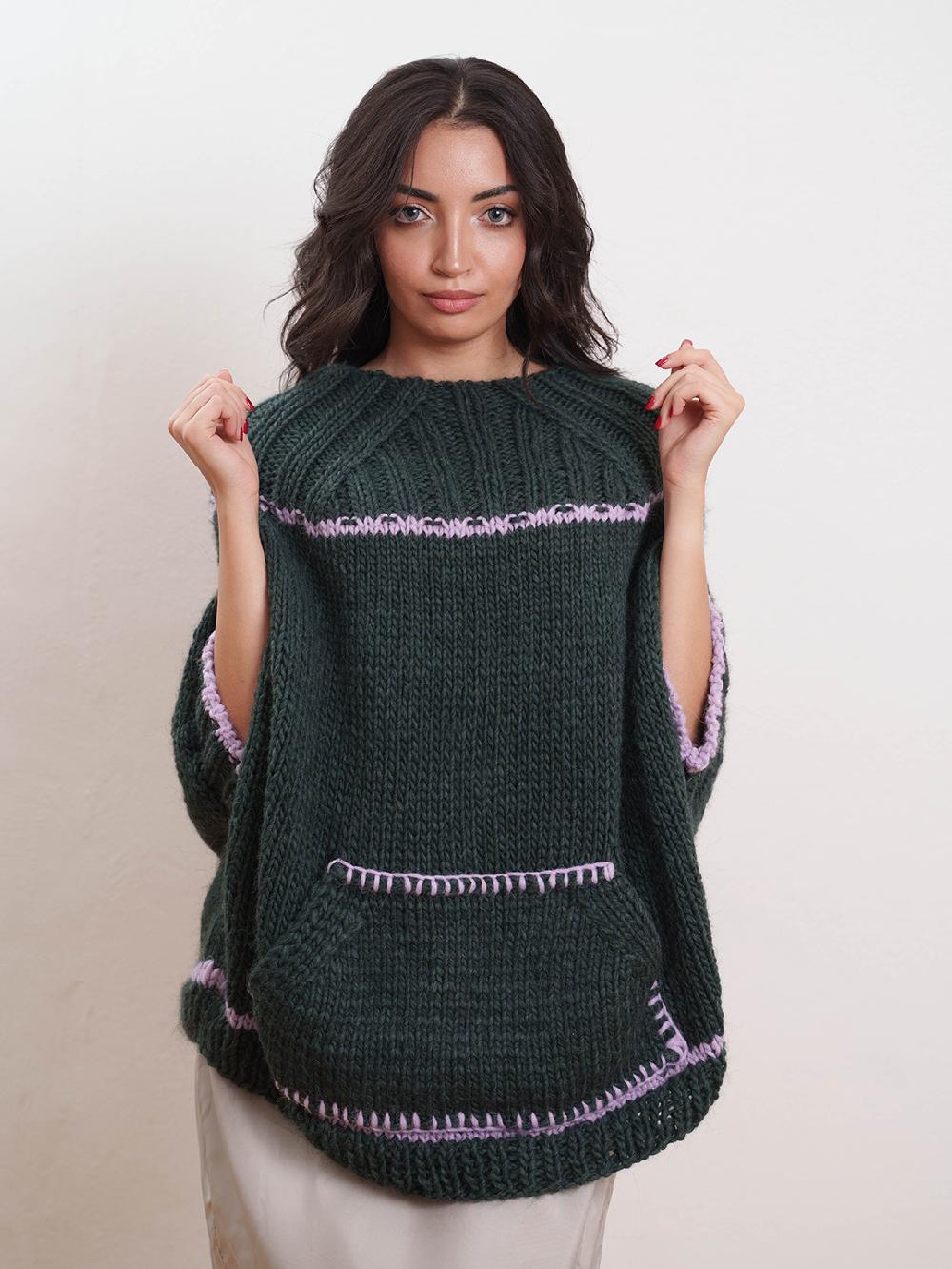 Tricot à Porter Poncho Nuova