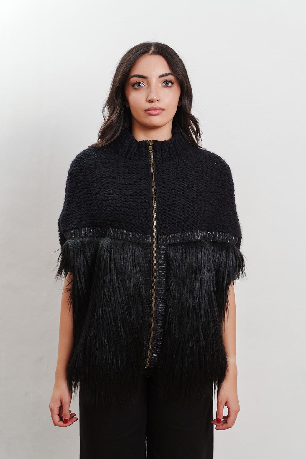 Tricot à Porter Poncho pelo Vendita