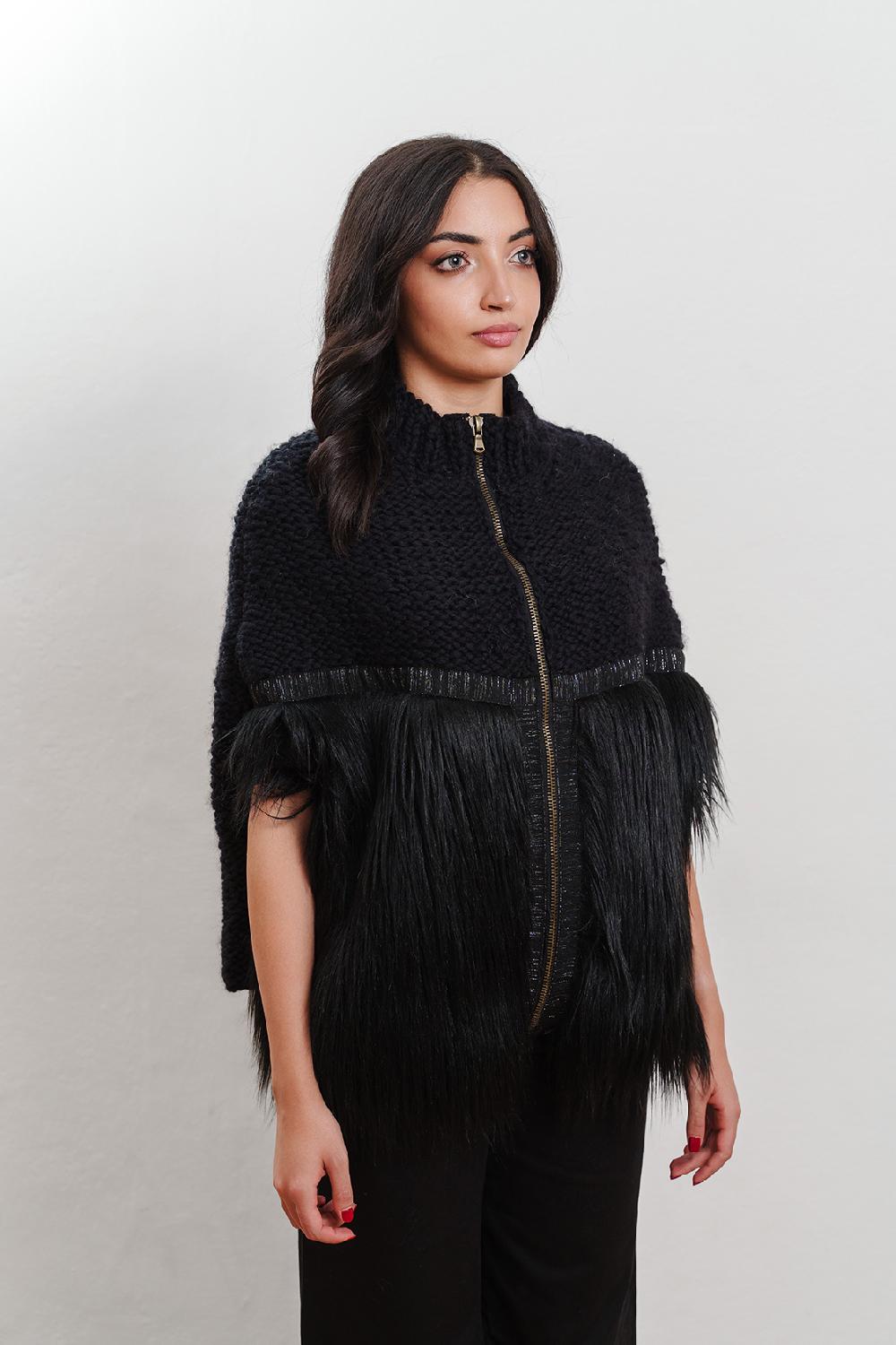 Tricot à Porter Poncho pelo Vendita