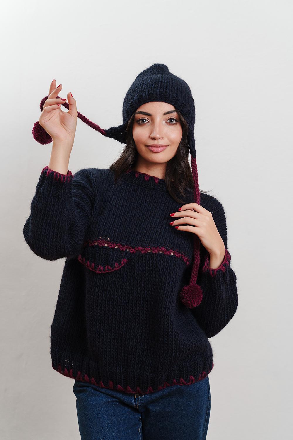 Tricot à Porter Pullover giro taschina