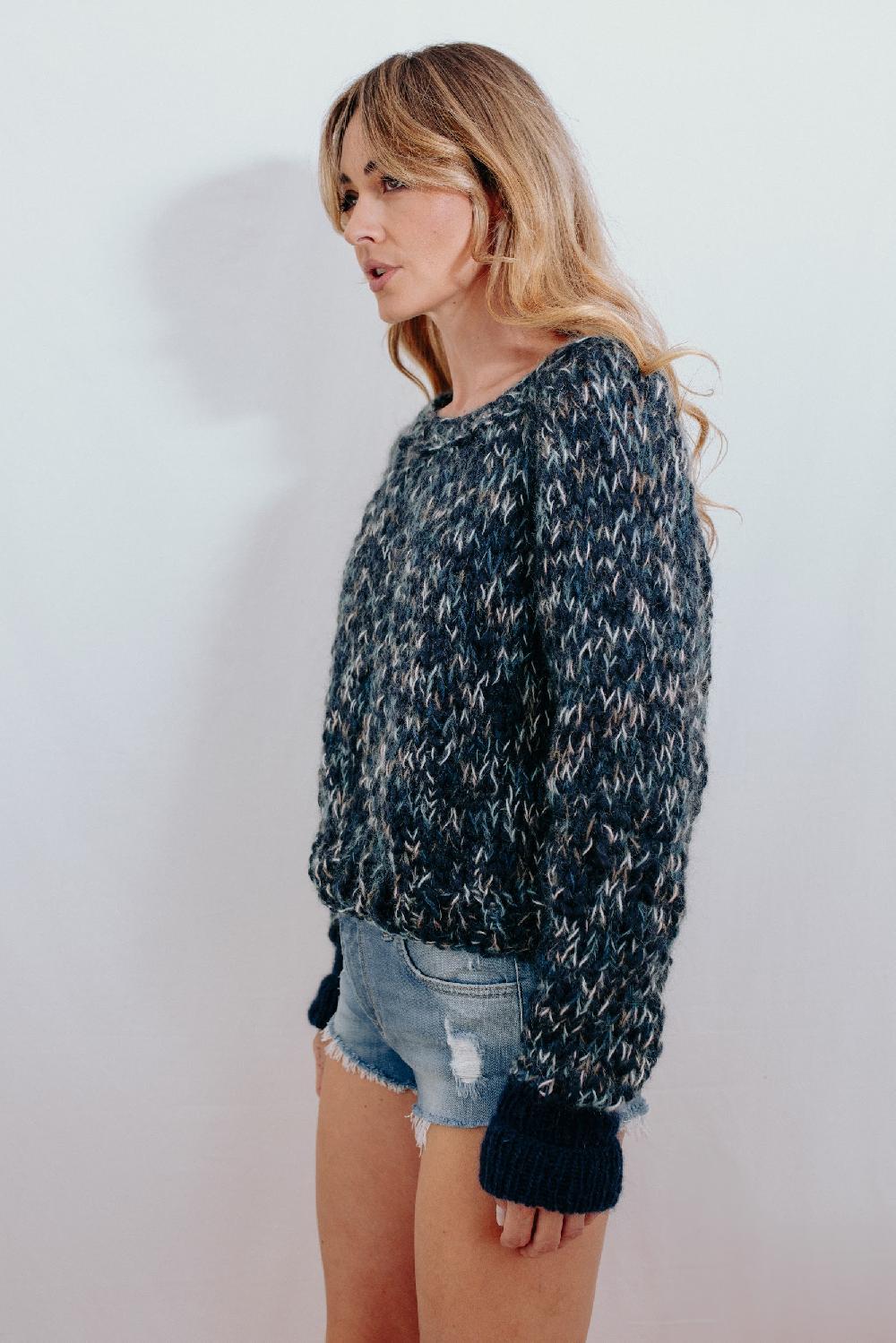Tricot à Porter Maglia cube manica raglan Novità
