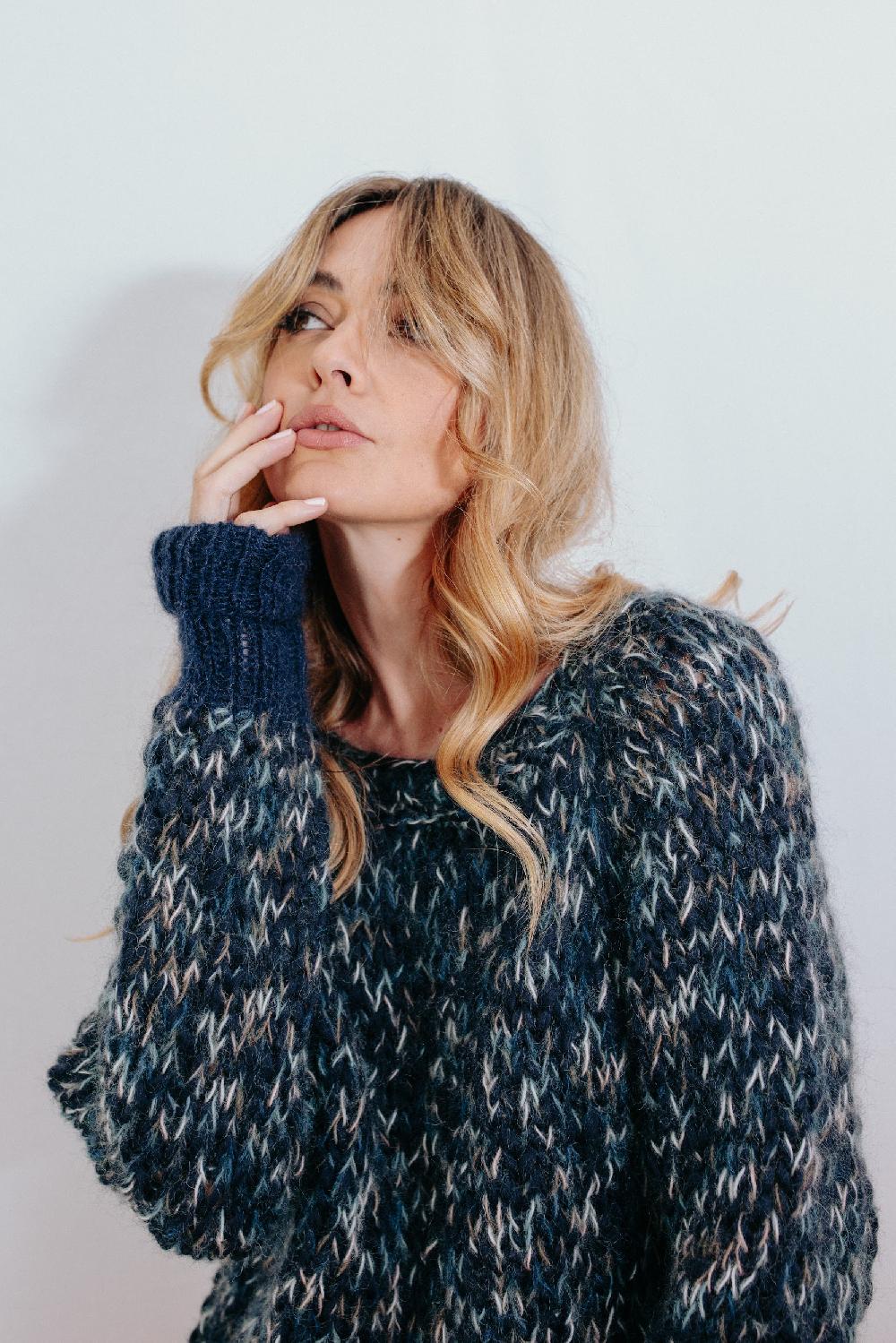 Tricot à Porter Maglia cube manica raglan Novità