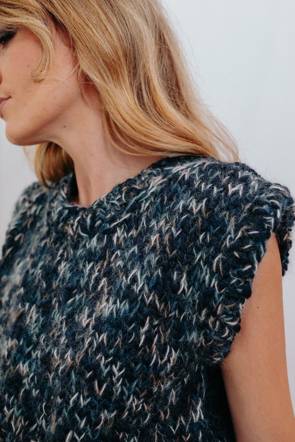 Tricot à Porter Gilet corto Presa