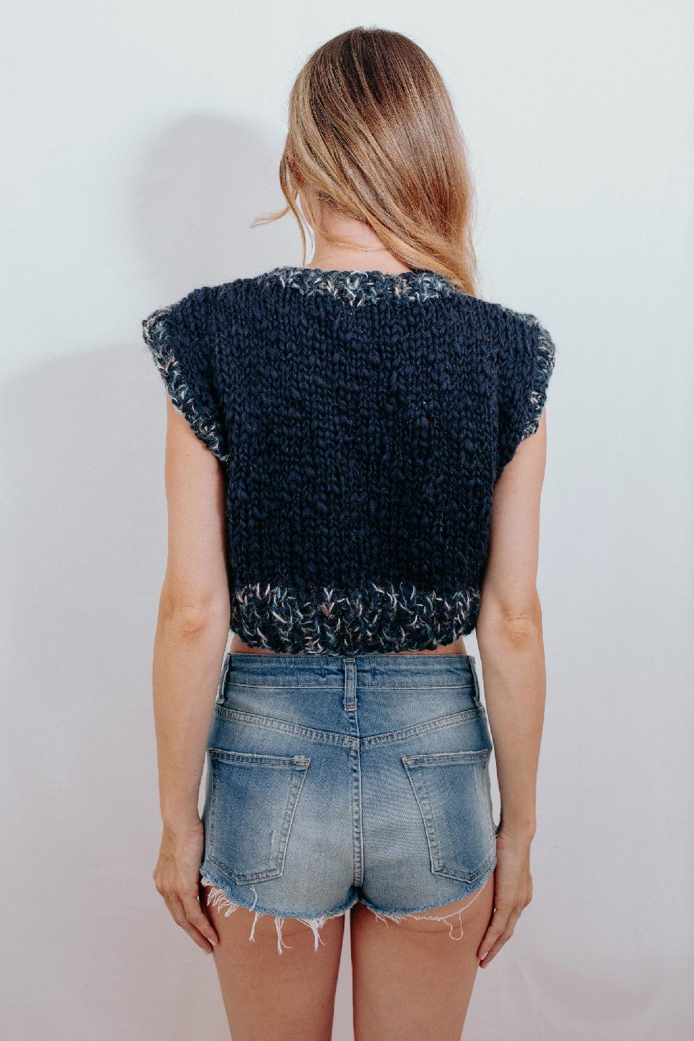 Tricot à Porter Gilet corto Presa