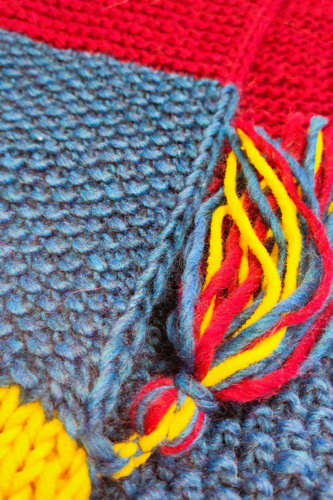 Tricot à Porter Sciarpa a 3 colori Economico