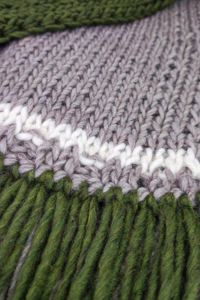 Tricot à Porter Sciarpa rettangolare con frange Hotsell