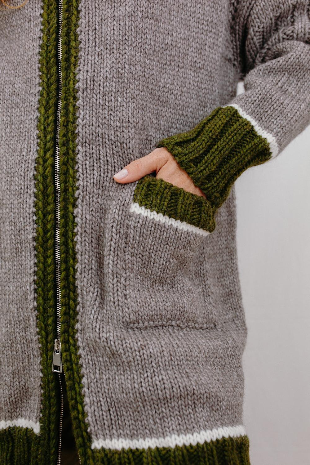 Tricot à Porter Cappotto foderato con maniche Vendita Calda