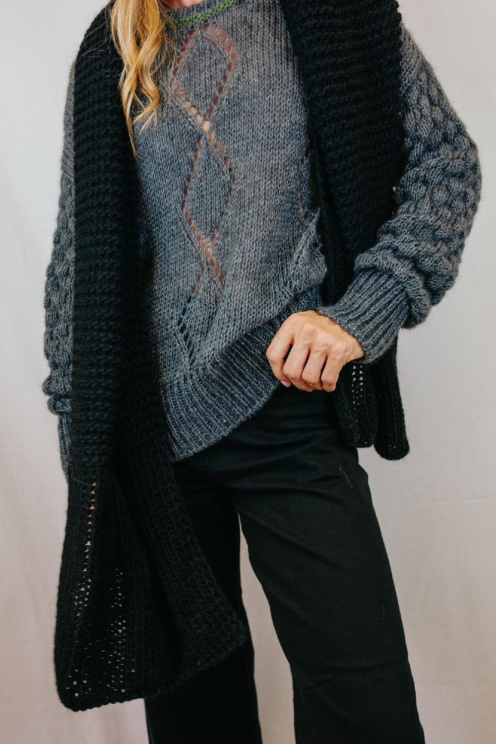 Tricot à Porter Sciarpa t.u. con maxi coste Italy