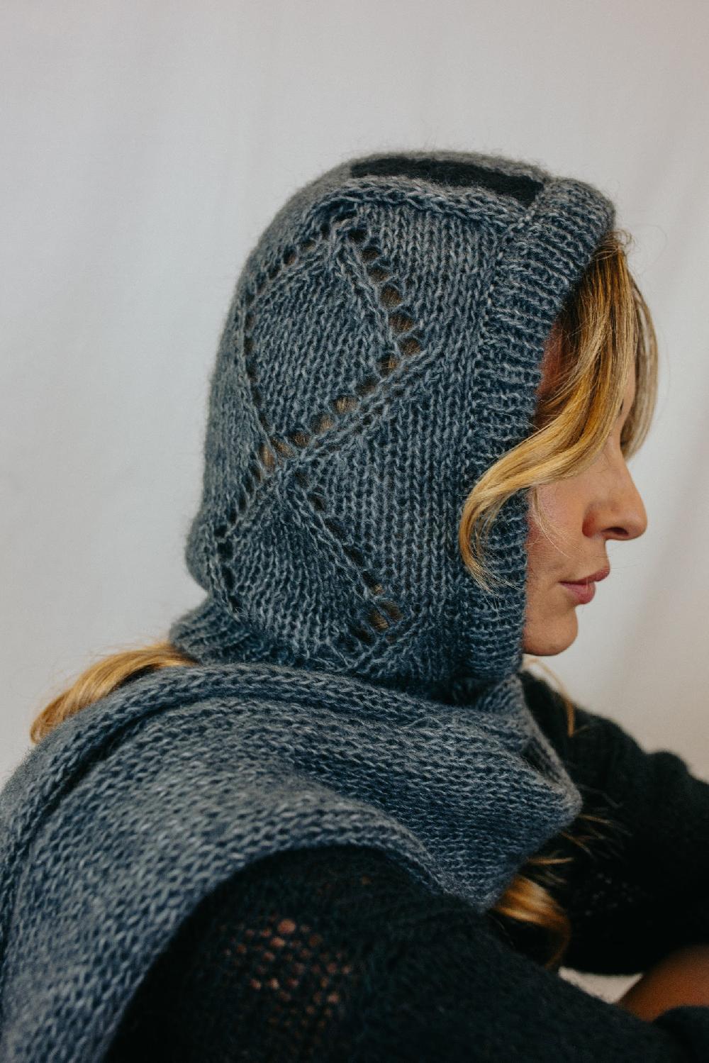 Tricot à Porter Balaclava con trafono a rombi In Linea