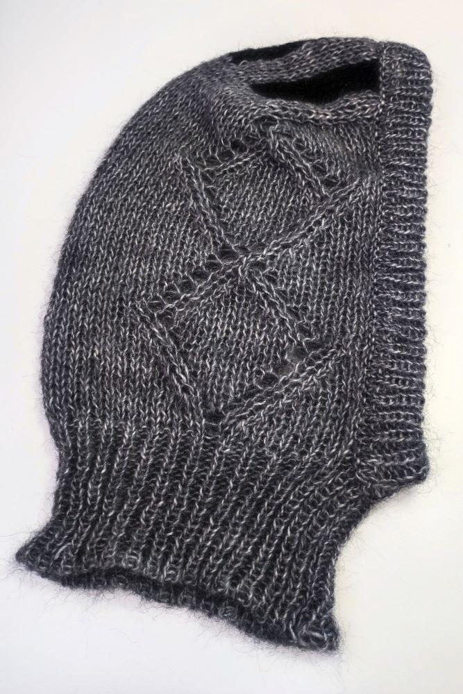 Tricot à Porter Balaclava con trafono a rombi In Linea