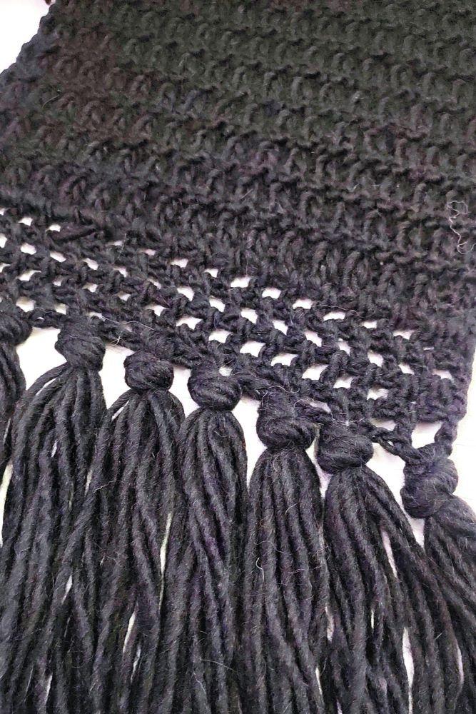 Tricot à Porter Sciarpa con bordo finale Italy