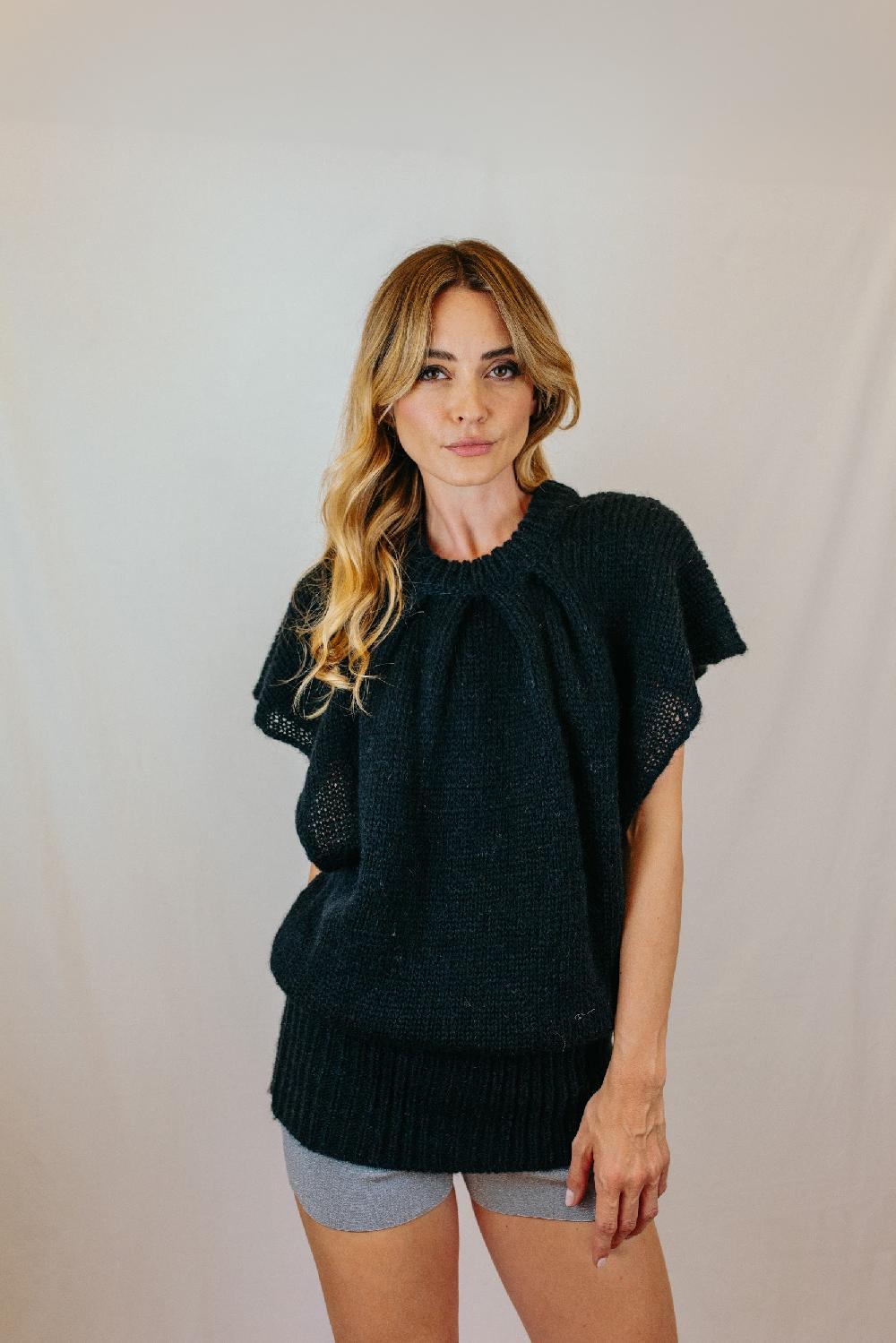 Tricot à Porter Maxi gilet taglio girocollo 2025