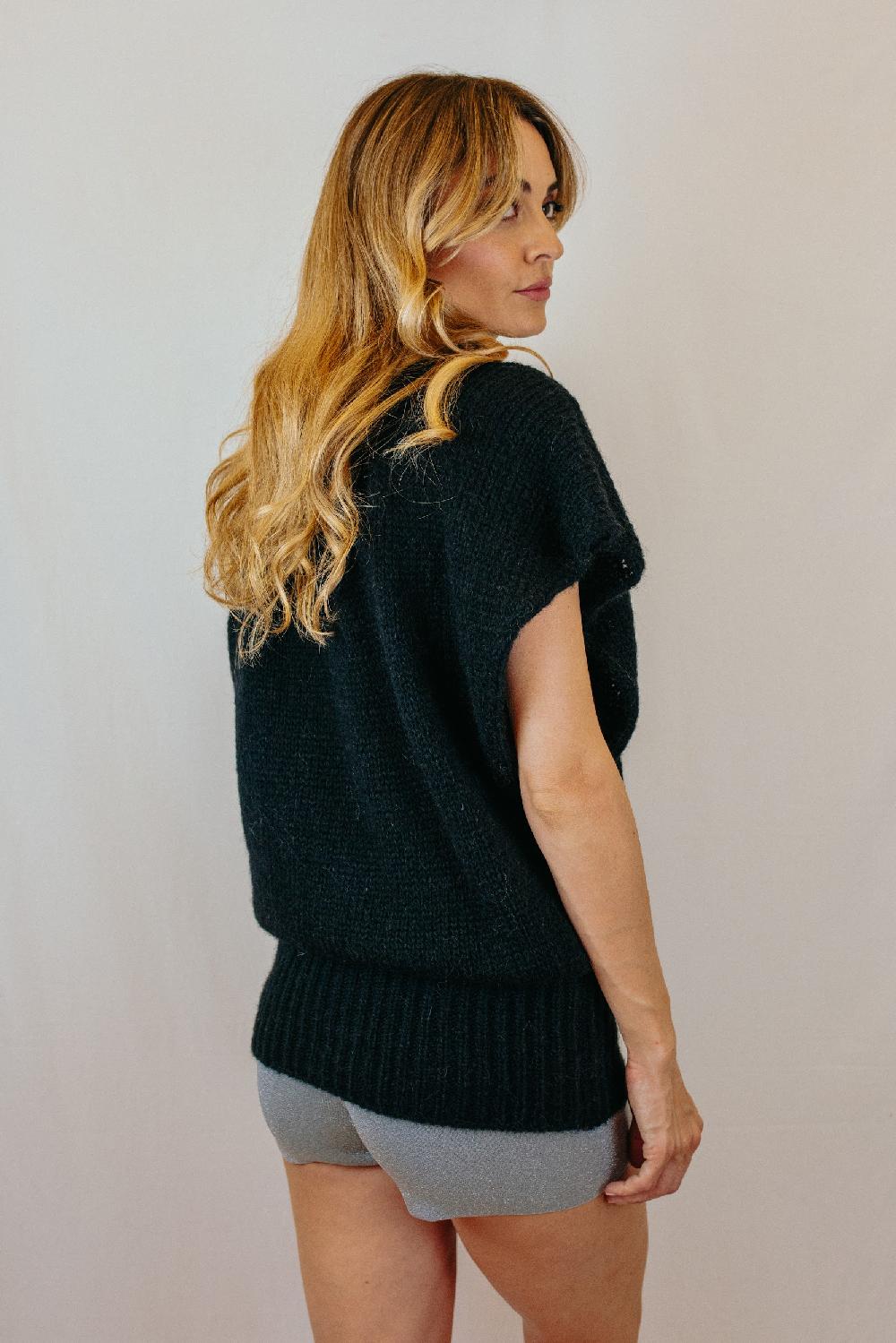 Tricot à Porter Maxi gilet taglio girocollo 2025