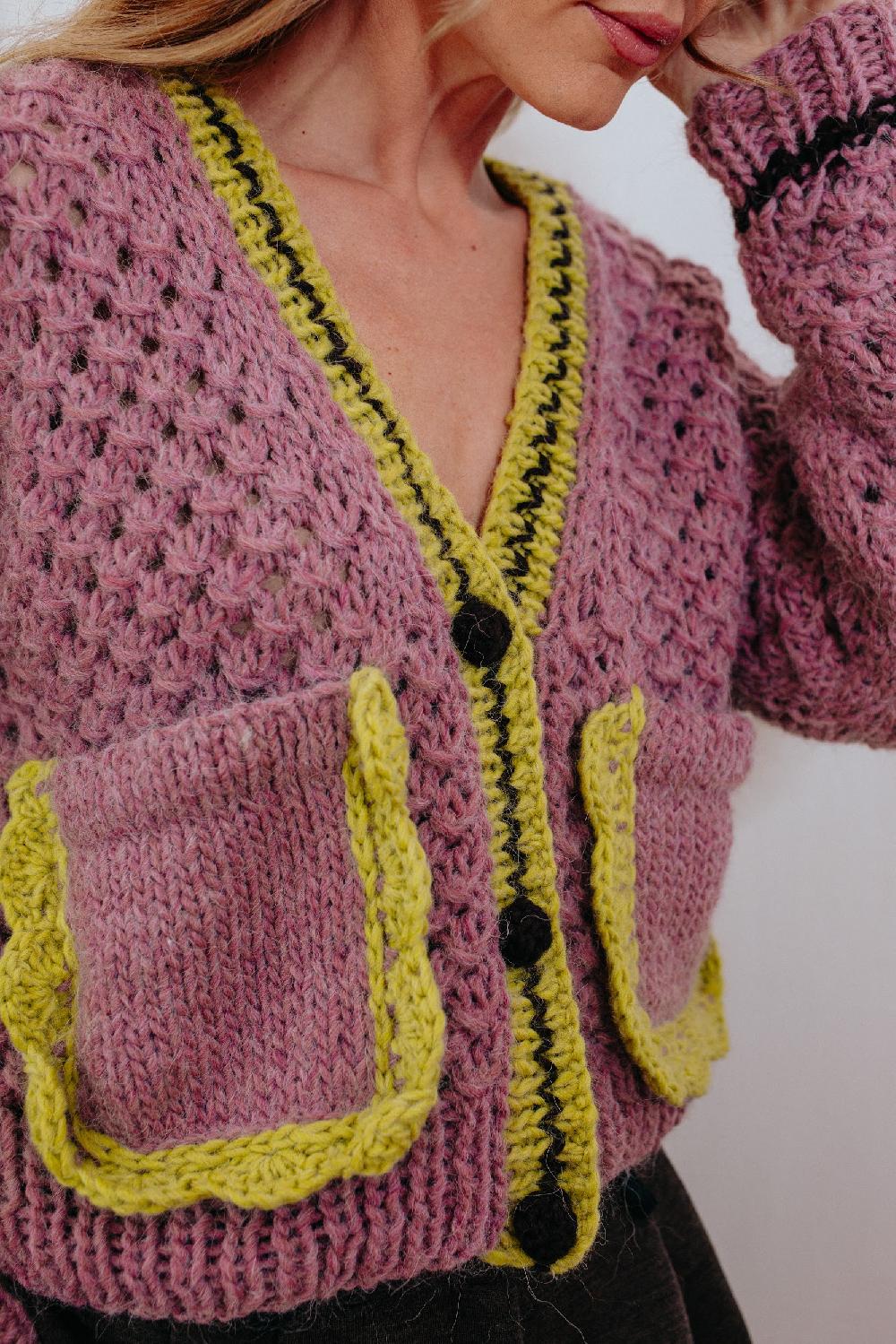 Tricot à Porter Cropped cardigan Negozi Online