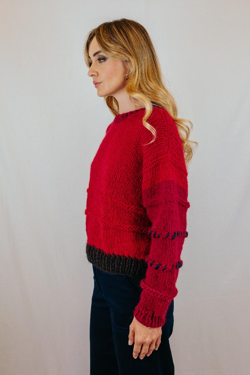 Tricot à Porter Maglia cropped girocollo Prezzo Ridotto
