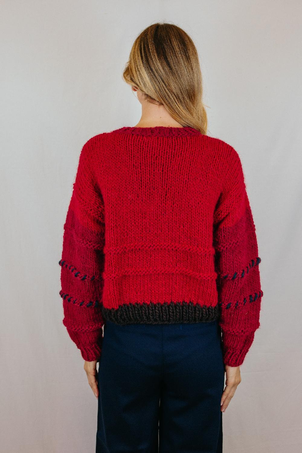 Tricot à Porter Maglia cropped girocollo Prezzo Ridotto