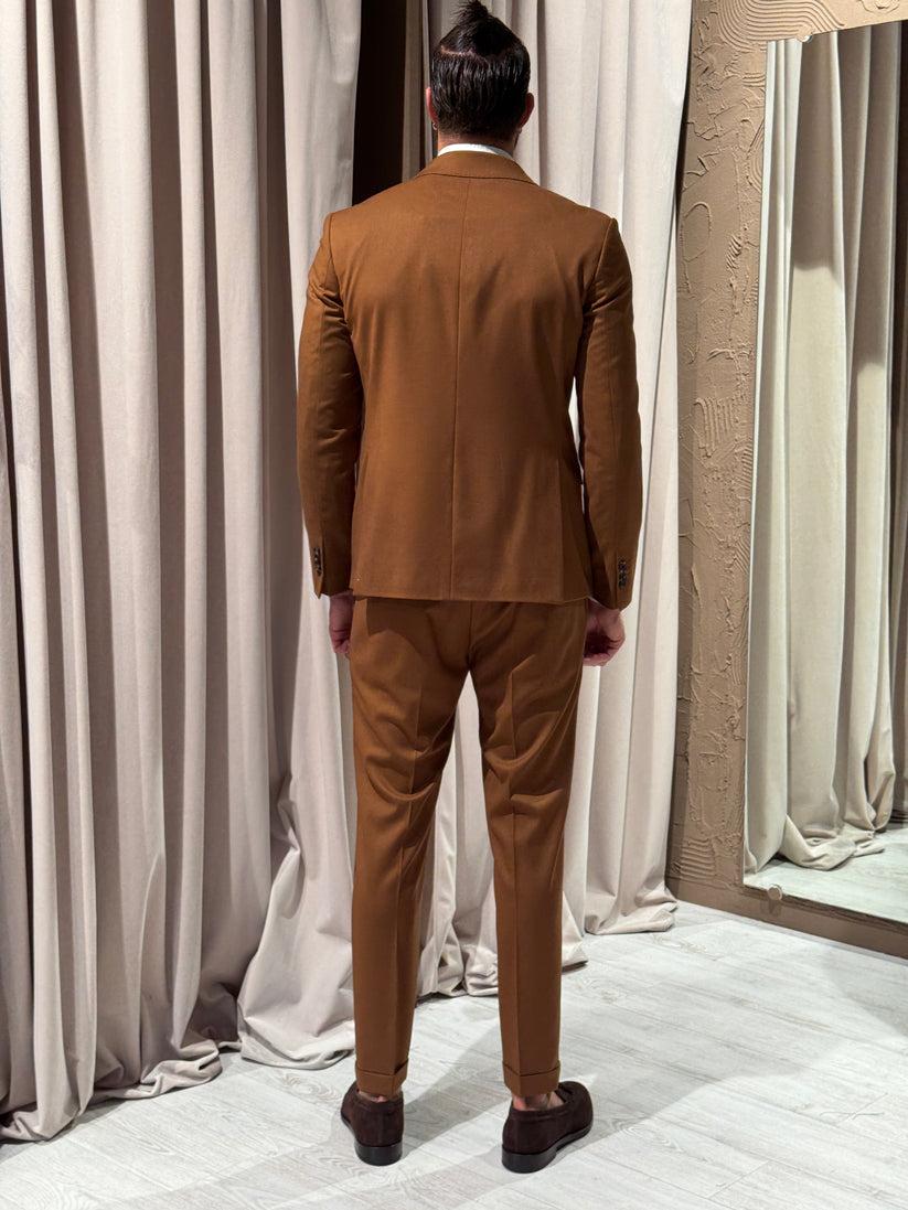 Underground Couture Abito doppio petto Tabacco Moda