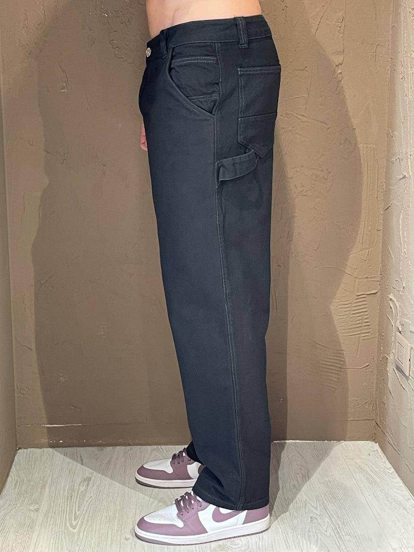 Underground Couture Pantalone Cargo Nero Saldi