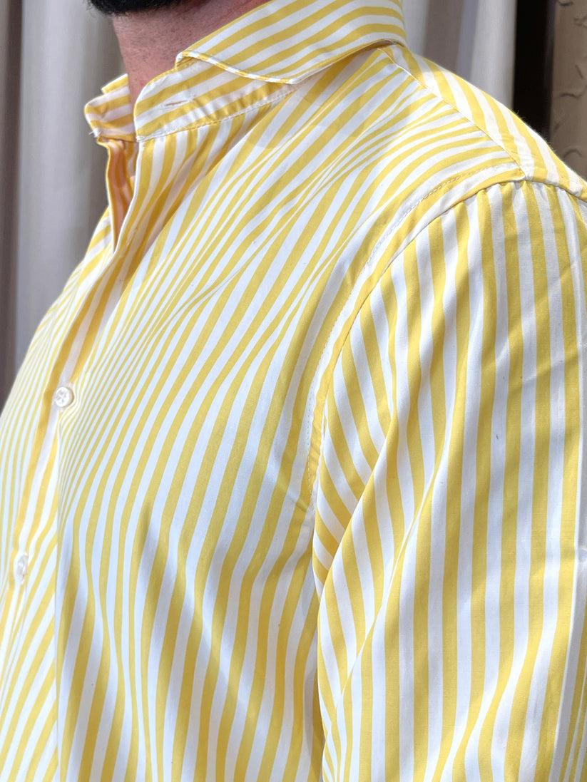 Underground Couture Camicia Riga Gialla Negozio