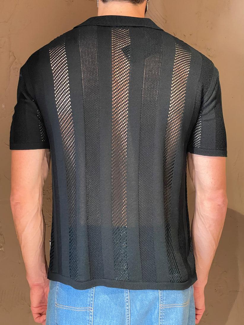 Underground Couture Camicia Nera Filo Italy