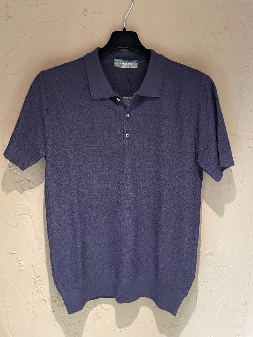 Underground Couture Polo Rayon Blue Pezzi Unici