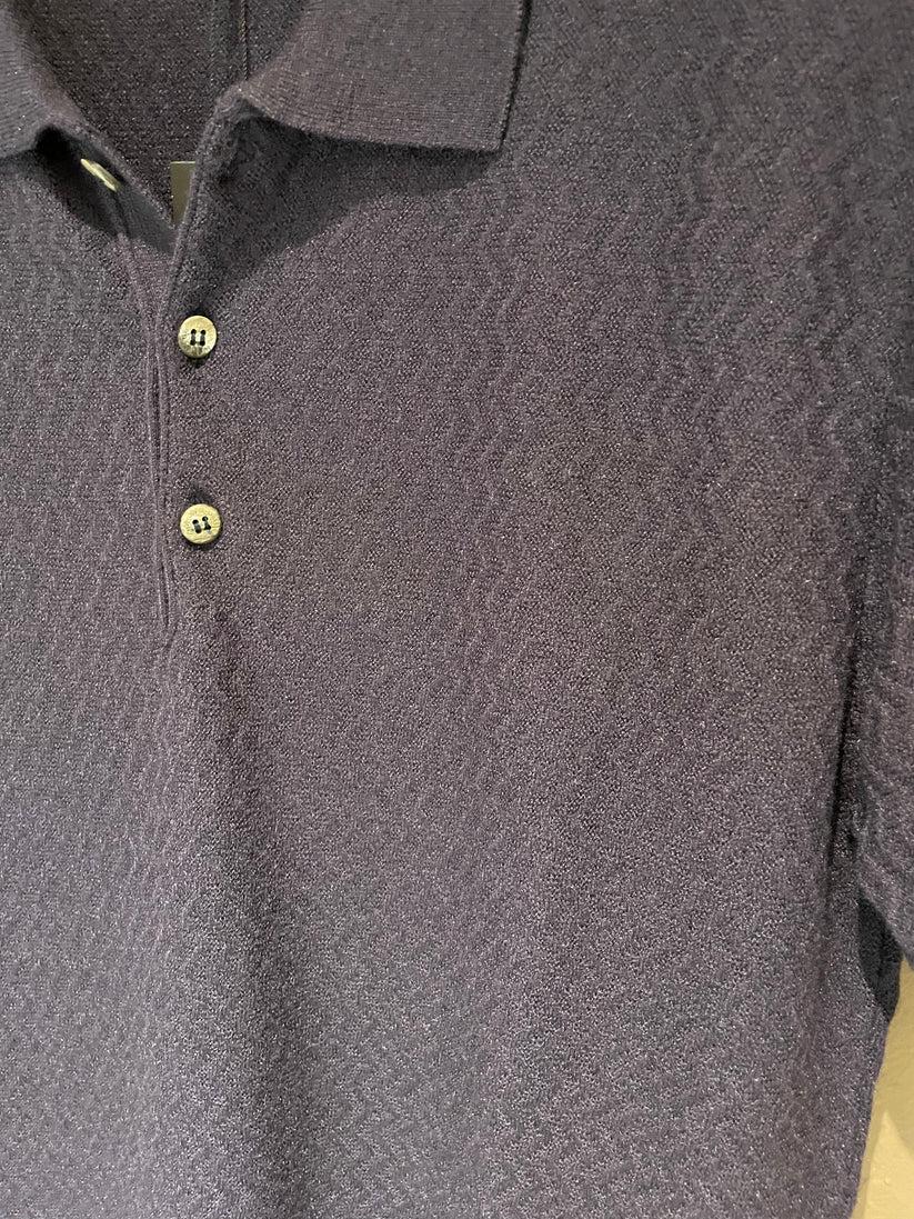 Underground Couture Polo Rayon Blue Pezzi Unici