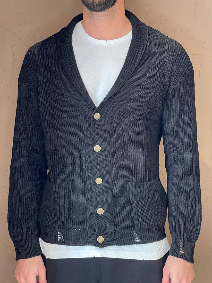 Underground Couture Cardigan Filo Nero