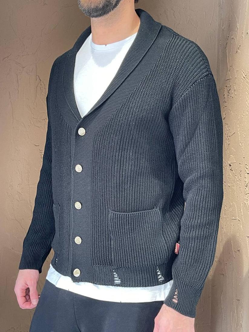 Underground Couture Cardigan Filo Nero Qualità Garantita
